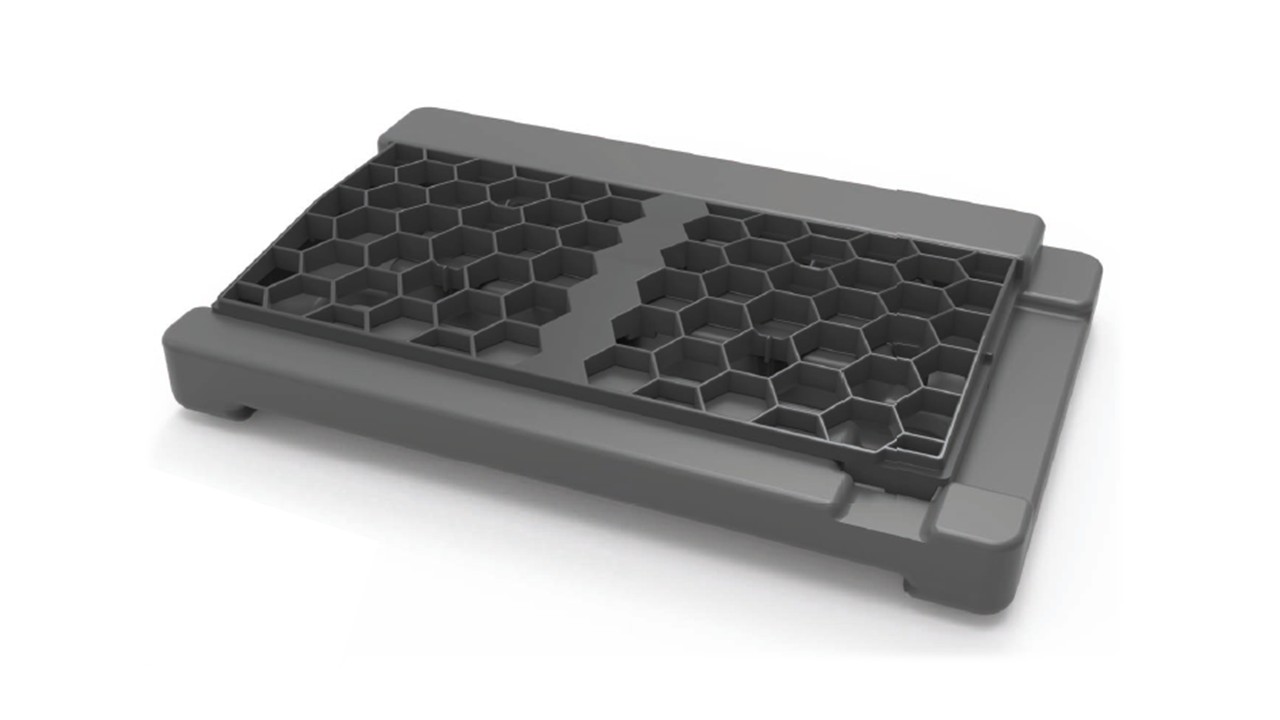 Dakpandrager insert – Duurzame 2-voudige matrijs voor PP recyclaat